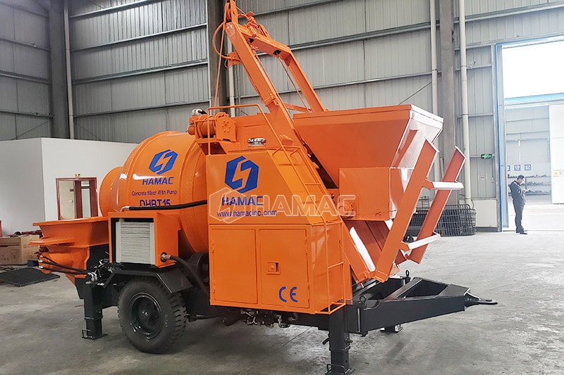 HMC150 самозагружающийся бетоносмеситель в Бенине