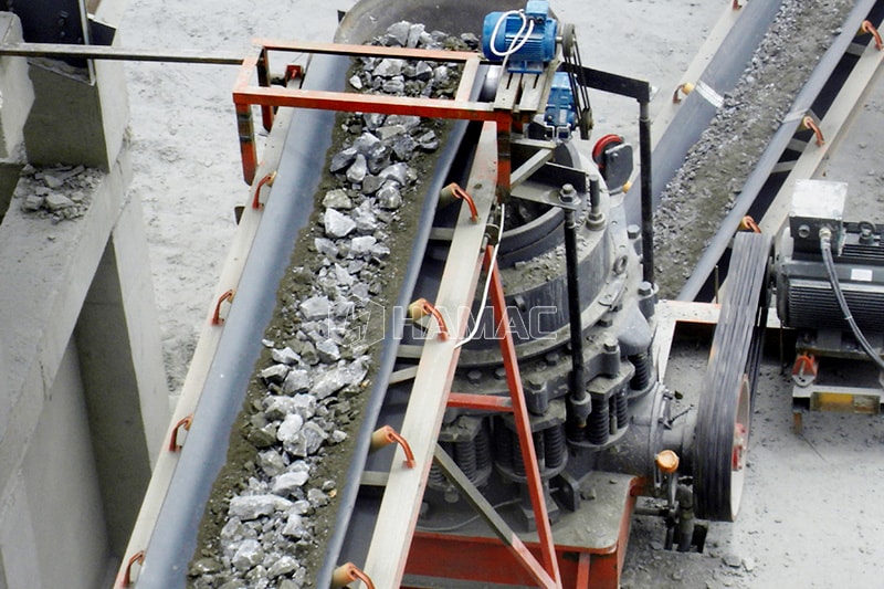 250tph stationary aggregate crushing and screening plant in South Sudan photo
