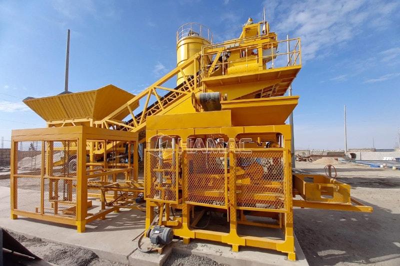 trailer concrete mixer pump