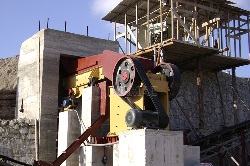 150-180tph stationary crushing and screening plant in Jamaica photo