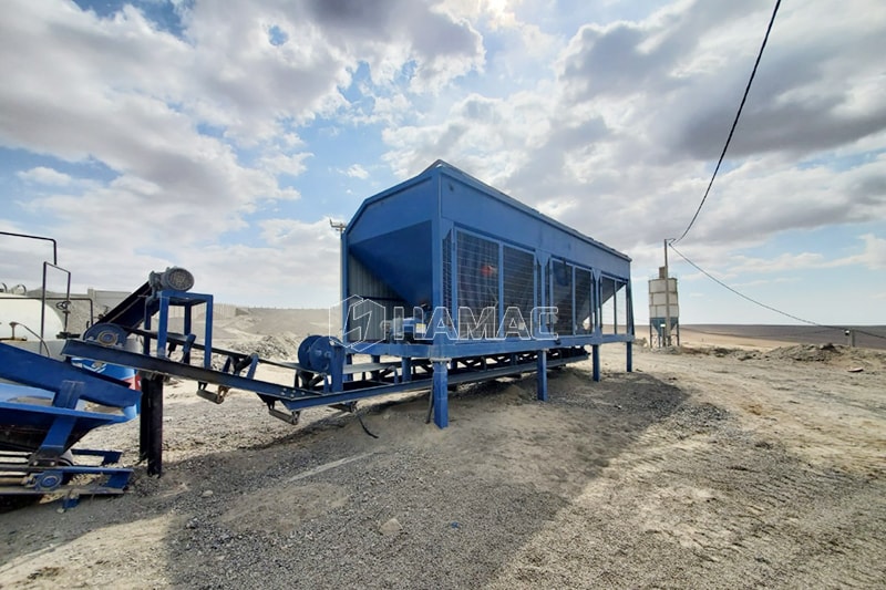Continuous type asphalt mixing plant works in Ica,Peru photo