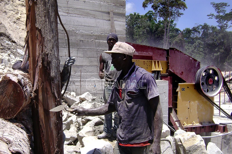 Produce concrete at site