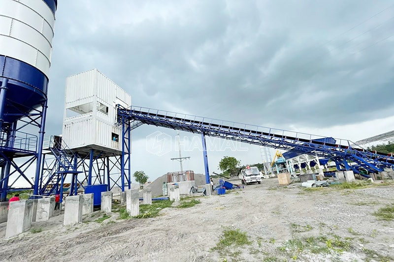 El camión mezclador de concreto autocargable HMC250 de 2,5 m³ participa en la infraestructura de Santa Ana del Conde, México