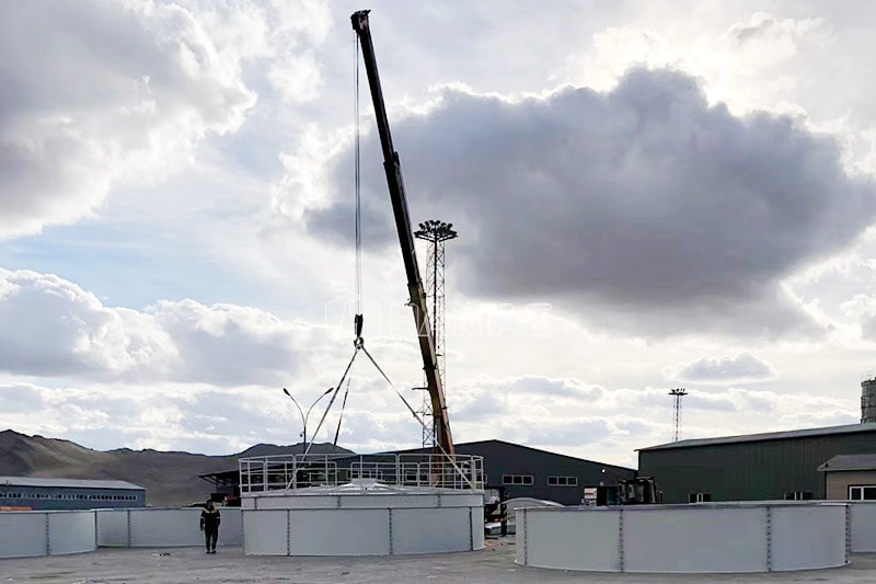 crawler spider concrete placing boom