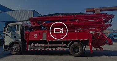 crawler spider concrete placing boom