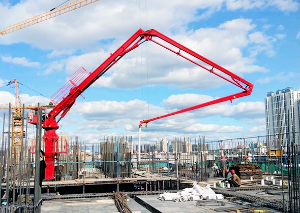 Configuration de pluma de colocación para bloque de tower de europeo de eastern