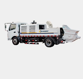 mobile concrete placing boom photo