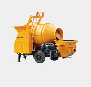 concrete mixer pump boom photo