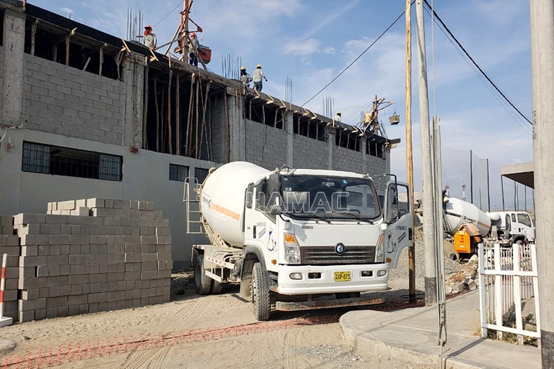 Centrale à béton mobile YHZS25 aux Philippines