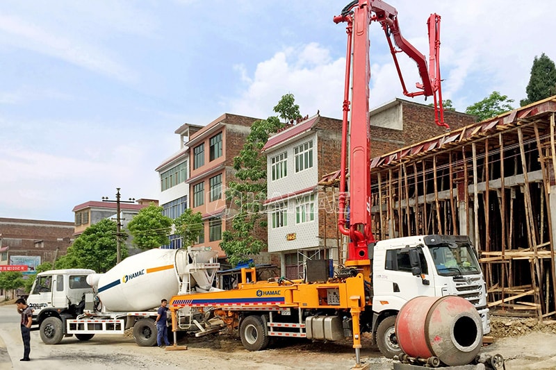 concrete pumping equipment