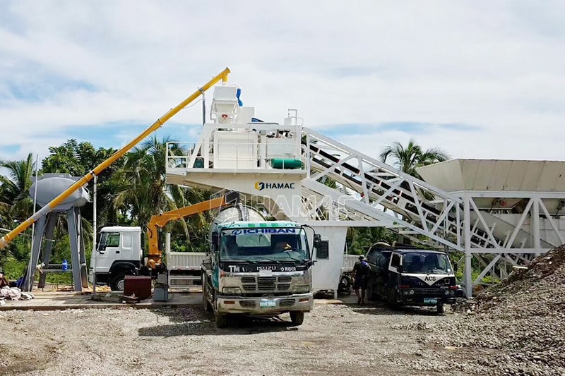 Participates de hbt60 de bomba de concreto de electriciy en trabajo en Etiopía
