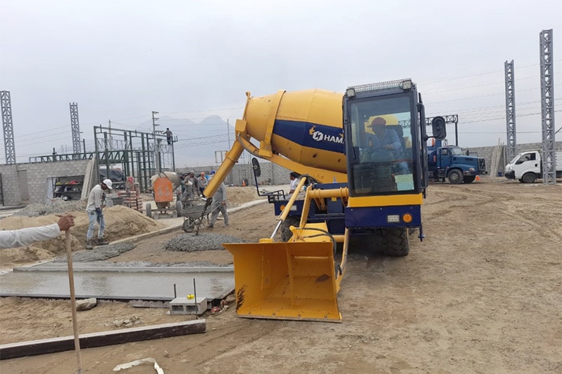 Planta dosificadora de concreto portátil