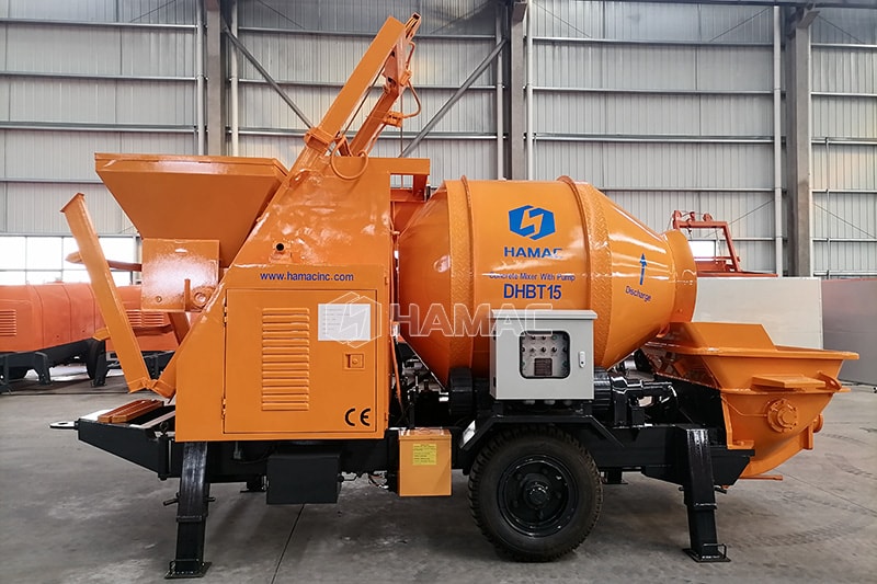 Mezcladora de concreto autocargable de hmc350 en guinea de nueva papua