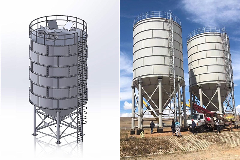 HZS90 Concrete Batching Plant photo