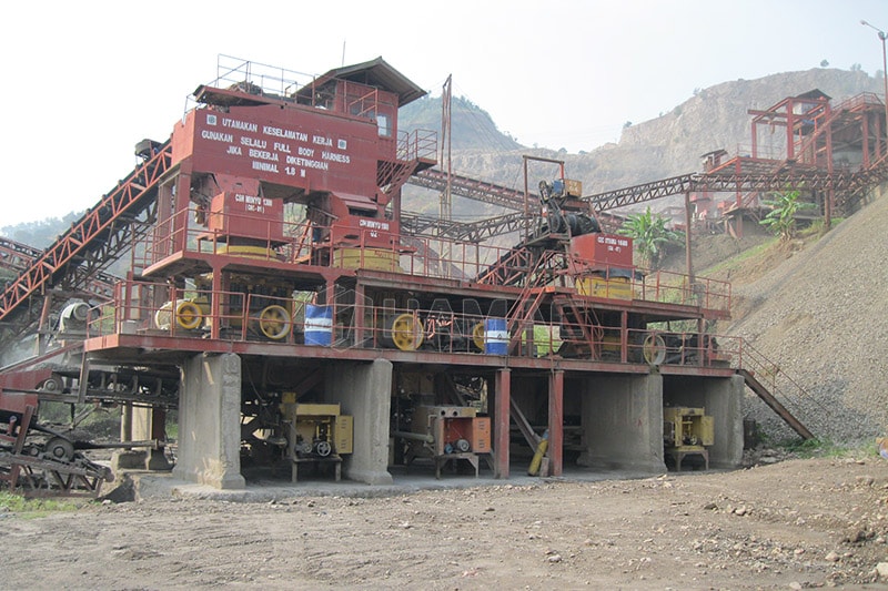 modular cement concrete mixing plant photo