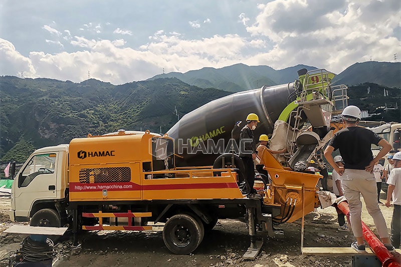 HGY17 Concrete Placing Boom in Serbia