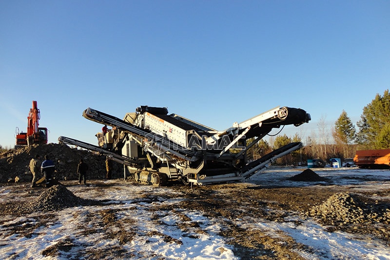 Mobile Concrete Batching Plant