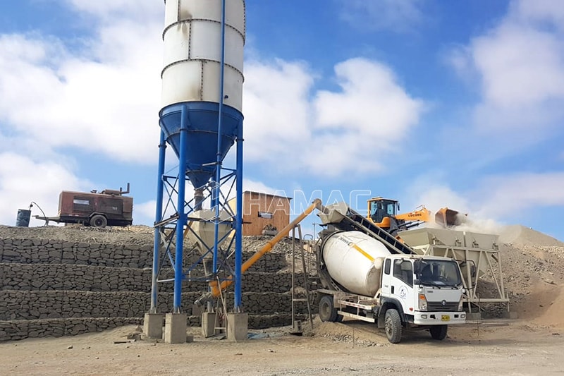 concrete truck mixers photo