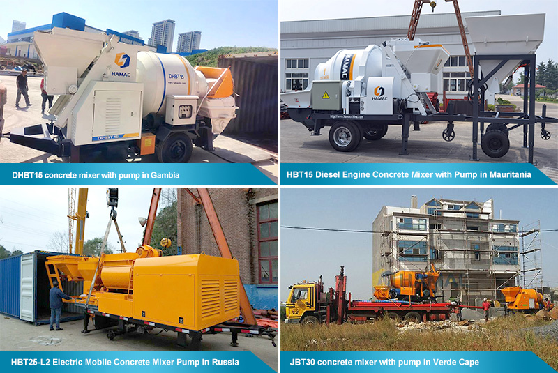 Trailer Concrete Mixer Pump photo
