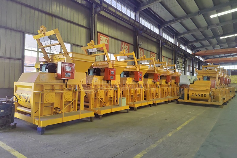 Twin Shaft Concrete Mixer photo