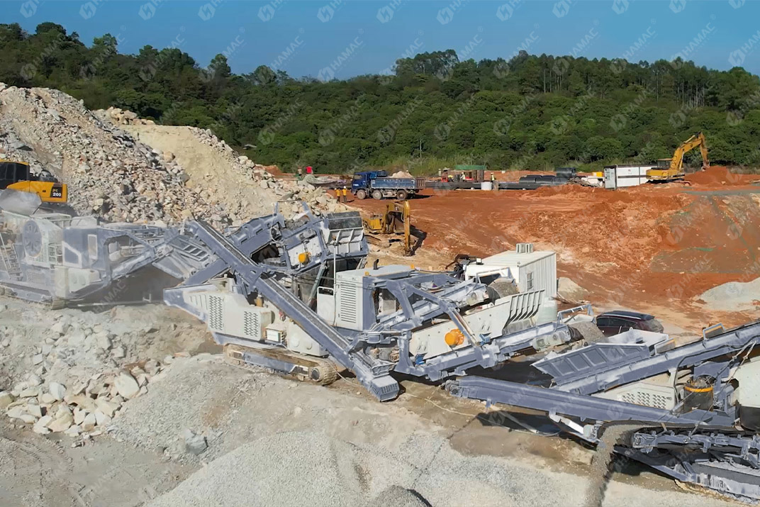 Tracked Cone Crusher Plant photo