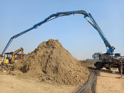 DHBT60 Diesel Engine Concrete pump in East Timor photo