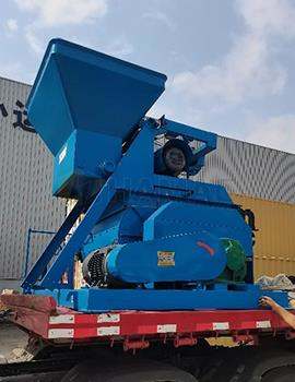 JS500 Twin Shaft Concrete Mixer in Guatemala photo
