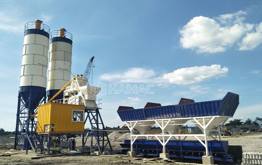 HAMAC Slipform Paver for Water Channel Construction