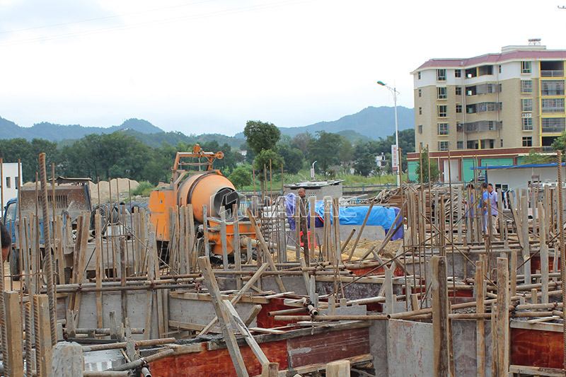 HZS50 trạm trộn bê tông tại Bangladesh