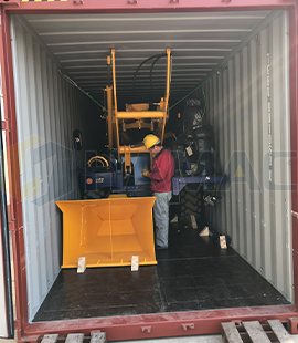 crawler hydraulic concrete placing boom