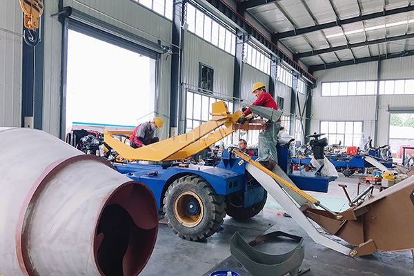 MP1000 Planetary concrete mixer works in China