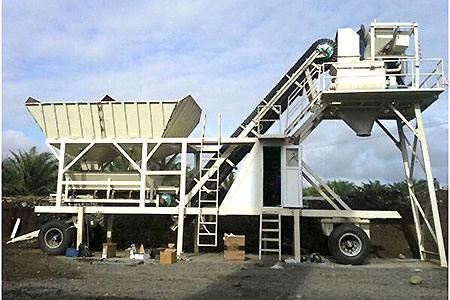 Mobile Concrete Batching Plant