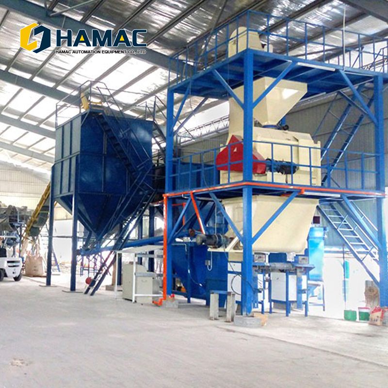 Travaux fixes de centrale à béton HZS35 en rwanda
