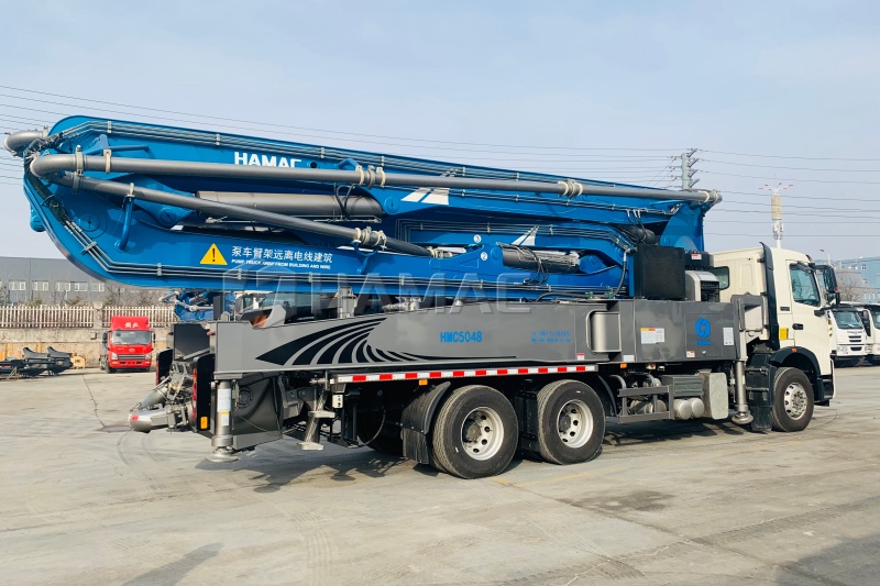 30m lắp trên xe tải bơm cần Appears tại Working Công trường tại Arequipa Socabaya Peru