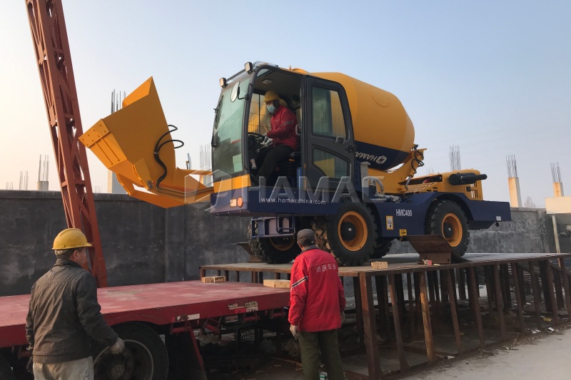 mobile concrete placing boom