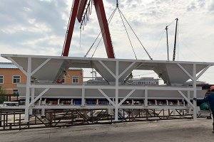 35m3 concrete batching plant in Estonia photo