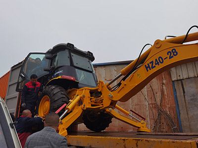 A set of concrete mixer with pump was delivered to Ecuador