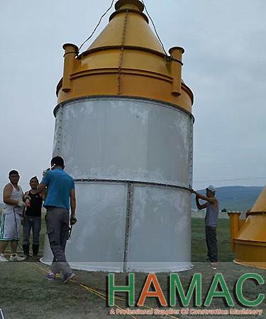 Pluma de colocación de concreto de orugas hidráulica
