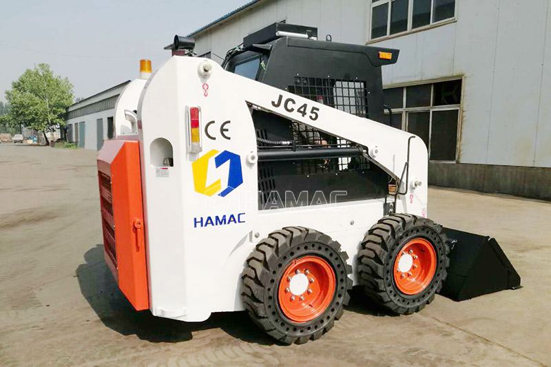 YHZS35 mobile concrete batching plant installed in Africa