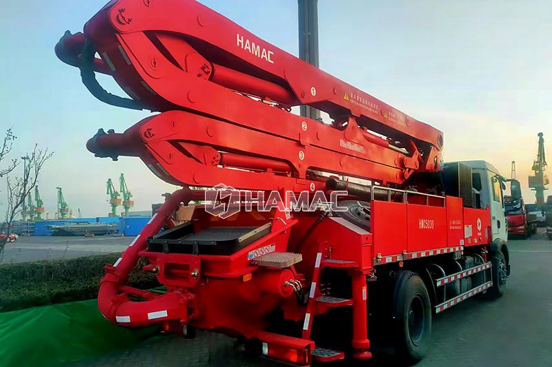 Pompe à béton de moteur diesel DHBT40 à Maurice