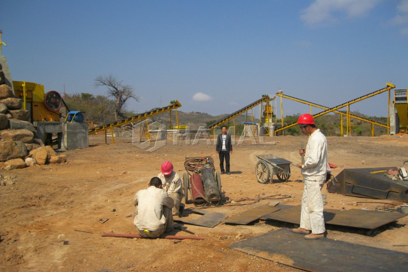 Mozambique Aggregate Crushing Plant for Reliable Stone Production photo