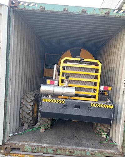 mobile concrete placing boom