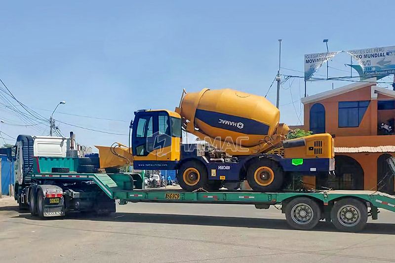 Cần phân phối bê tông bánh xích