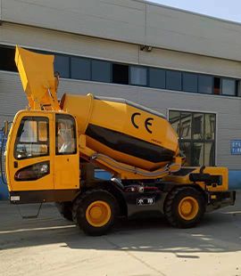 HMC400 self loading concrete mixer to EUROPE photo