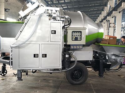 HZS100 central dosadora de concreto na Arábia Saudita