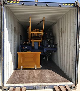 YHZS50 Mobile Concrete Batching Plant in Russia