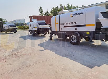 mobile concrete placing boom
