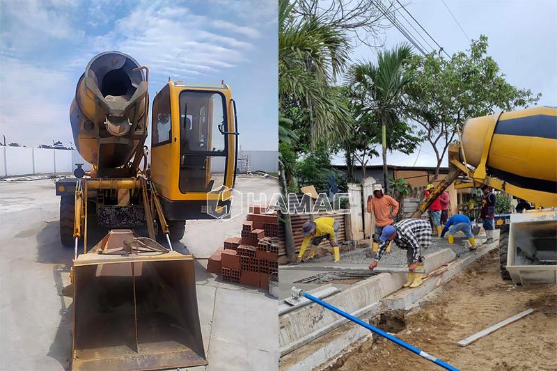 Characteristics và ưu điểm tự load máy trộn bê tông