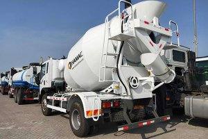concrete ready mix truck photo