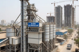 Hoisting Hopper Type Concrete Batching Plant